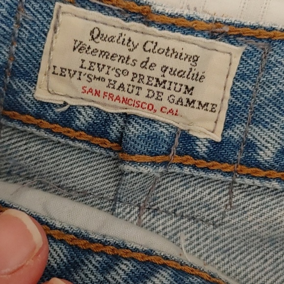 Levis Wedgie Distressed Straight Leg Jeans Sz 24 - Picture 10 of 12